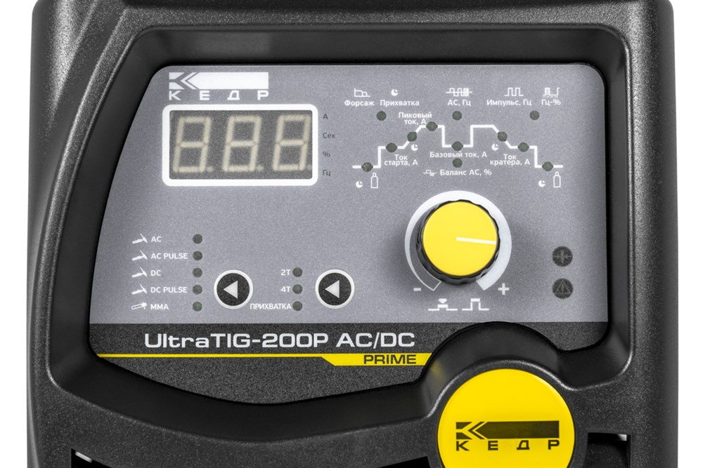 Фото 39 - Установка аргонодуговой сварки КЕДР UltraTIG-200P AC/DC (220В, 10-200А).