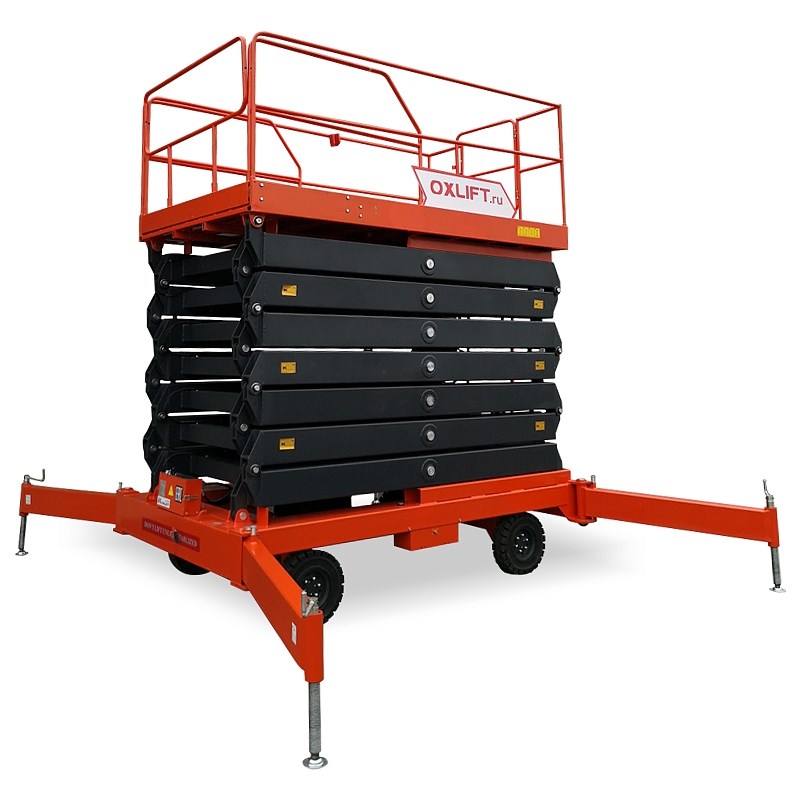 Фото 47 - Ножничный подъемник QX-030-130 OXLIFT 300 кг 13 м.