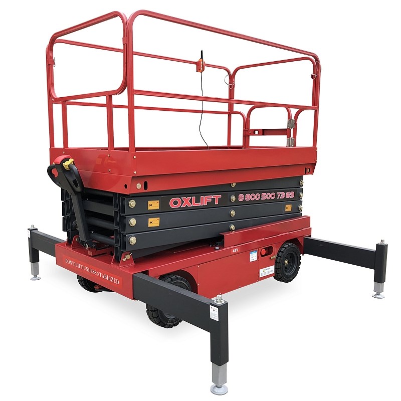 Фото 21 - Самоходный Ножничный Подъемник QZ-030-090 OXLIFT 300 кг 9 м.