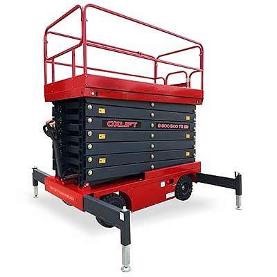 Фото 67 - Самоходный Ножничный Подъемник QZ-030-060 OXLIFT 300 кг 6 м.