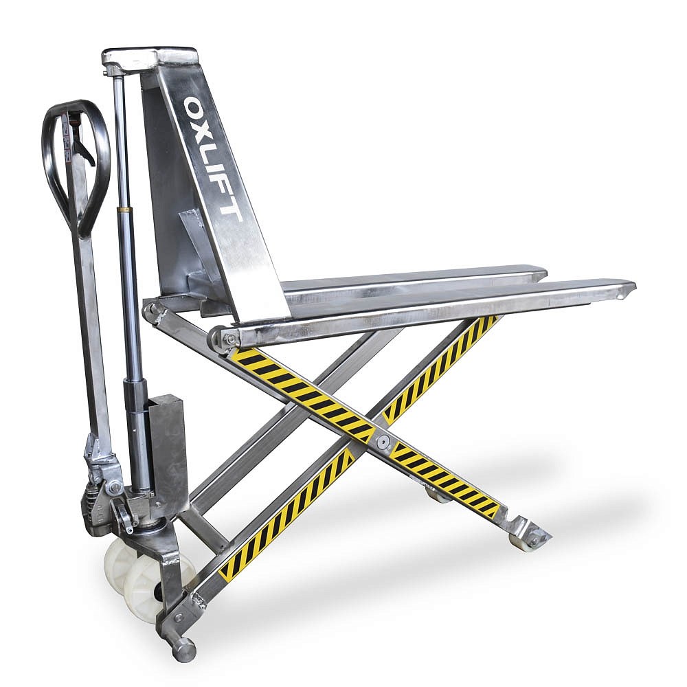Фото 40 - Ножничная тележка из Нержавеющей Стали OXH-10Steel OXLIFT.