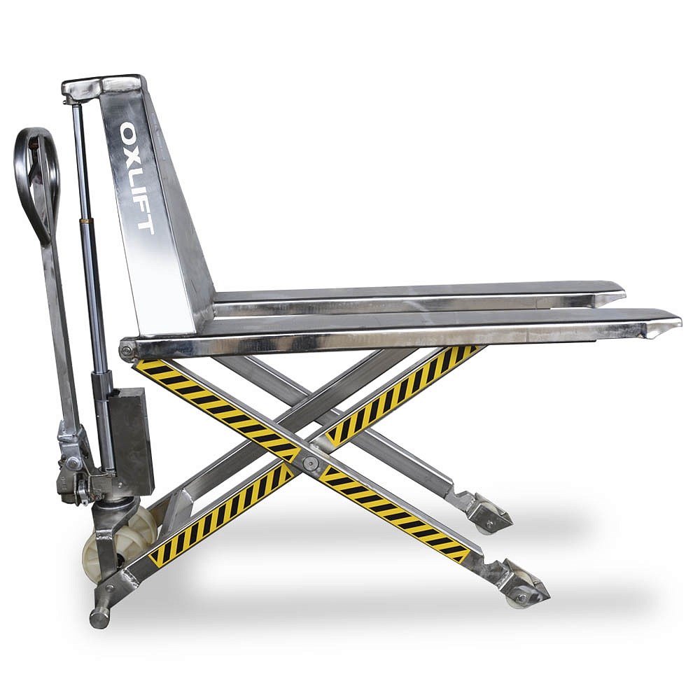 Фото 42 - Ножничная тележка из Нержавеющей Стали OXH-10Steel OXLIFT.