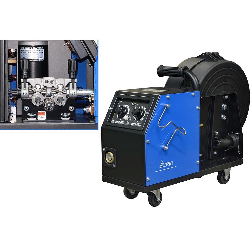 Фото 16 - Закрытый подающий механизм, 4 ролика для PRO MIG/MMA-400/500F / wire feeder.